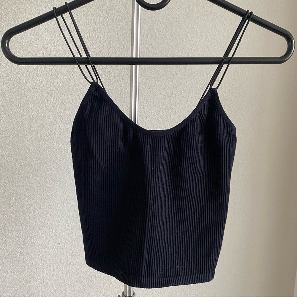 2 FOR $15 Zara Crop Top XS/S Black